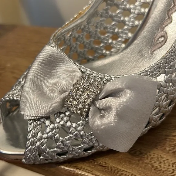 Y2K Nina silver mesh heels - Picture 4 of 10